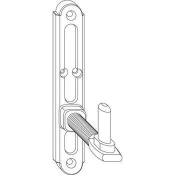 Příslušenství k oknu MACO RUSTICO nastav. deskový držák/hák MV se závitem, odsazení 22-50mm (14019)