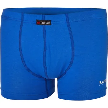 Pánské spodní prádlo Boxerky pánské tenké plochý šev Outlast® - modrá royal M
