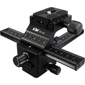 Stativová hlava KIWI makrosáňky FC-1 II s destičkou