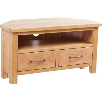 Televizní stolek vidaXL TV stolek se zásuvkou 88 x 42 x 46 cm masivní dubové dřevo