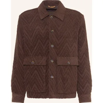 Pánská košile Mos Mosh Gallery Pánská Žakárová Bunda Mmgluis Clair, tmavě...