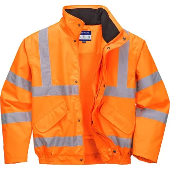 PORTWEST HI-VIS BOMBER RT62 / Prodyšný reflexní bomber - HV oranžová XXL