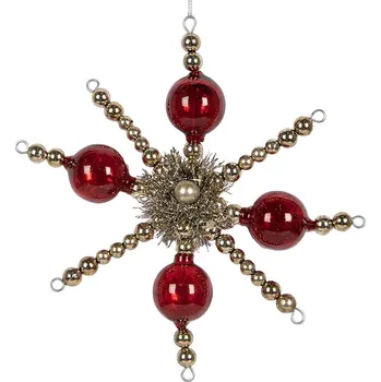 Vánoční ozdoba Clayre & Eef - Skleněná vánoční ozdoba 65992