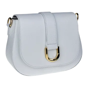 NovaKabelka.cz Kožená italská crossbody kabelka Debora Bianca