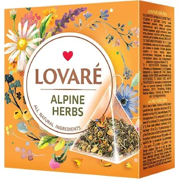 Čaj LOVARÉ - Alpine Herbs, 15 pyramidek