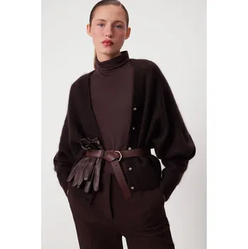 Dámský svetr Kardigan Medicine RW25-SWD819 hnědá 89M, vel. S