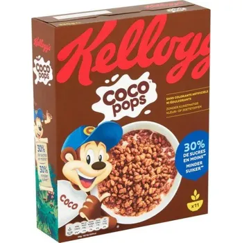 Kellogg's Coco Pops rýžové cereálie s příchutí čokolády 330 g