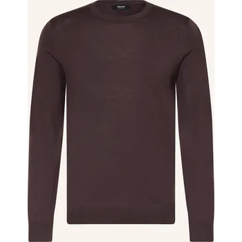 Pánský svetr Reiss Pánský Svetr Wessex Z Merino Vlny, tmavě červená, L