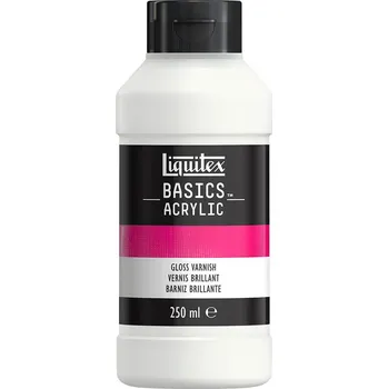 Vodová barva Lak na akrylové barvy Liquitex Basic LESKLÝ - 250 ml
