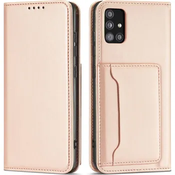 Pouzdro na mobilní telefon Sligo Pouzdro Smart Card pro Samsung Galaxy A12 růžové