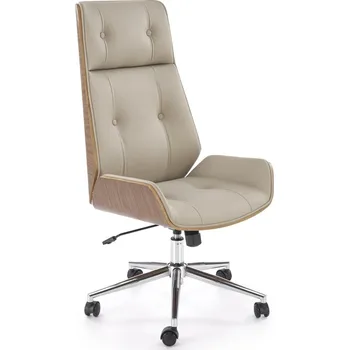 Křeslo Kancelářské křeslo WEBSTER ořech/béžové
