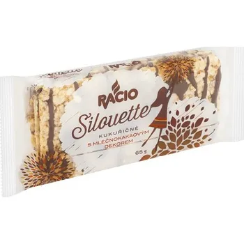 Racio Silouette Kukuřičné s mléčnokakaovým dekorem 65g
