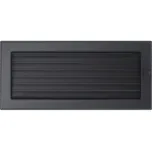 Krbová mřížka 17x37 BASIC grafitová s žaluzií