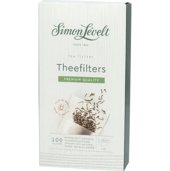 Sítko na čaj Papírové filtry na čaj SIMON LEVELT - cup (slim), 100ks