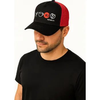 Kšiltovka HRNEK černo-červená