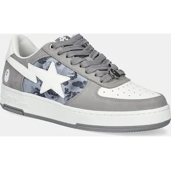 Pánská obuv Kožené tenisky A Bathing Ape BAPE STA #2 M2, 42.5, šedá, 90X