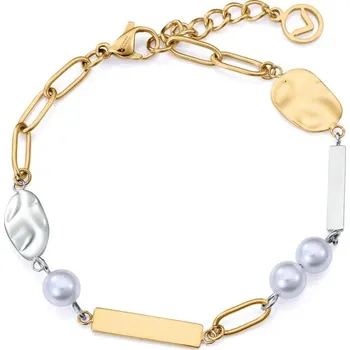 Módní doplněk Viceroy Moderní náramek se syntetickými perlami Chic 75372P01019 + 2 měsíce na vrácení zboží