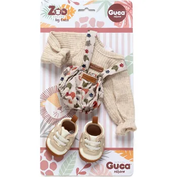 Panenka Guca OP900 obleček pro opičku miminko REBORN velikosti 32 cm s botičkami