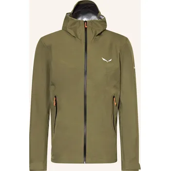 Salewa Pánská Hardshellová Bunda Puez Gtx 3l Epe, olivová, 48