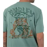 TRIKO HURLEY H2O DRI STORM CHASING S/S - zelená - XL + při osobním odběru 940 Kč