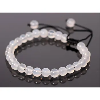 Náramek Magieprirody.cz Náramek Shamballa Křišťál - 6 mm kuličky #1000 - z přírodních kamenů