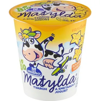 Milko Matylda Bio tvaroh a smetanový jogurt vanilková 125g