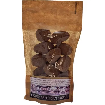 Mandle v čokoládové polevě a skořici 80g