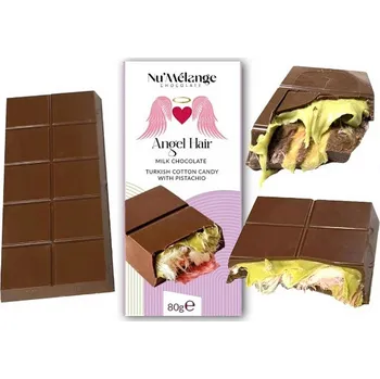 Čokoláda NU MELANGE Andělská čokoláda mléčná 80g