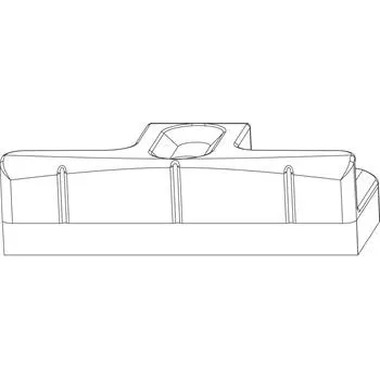 Okno MACO uzávěr HG PVC 12/20-13, INOUTIC Prestige AD, -1 mm (366224)