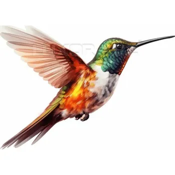 Nášivka Nažehlovačka Kolibřík II - 20 x 14 cm
