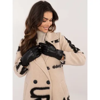 Rukavice Dámské černé zateplené rukavice AT-