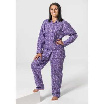 Dámské pyžamo LUIZ Dámské flanelové pyžamo Andrea 62 - VÝPRODEJ- Velikost: KONF58