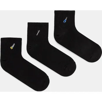 Pánské ponožky Bavlněné ponožky Medicine 3-pack pánské, černá barva RS25.LGM611 99X, vel. 39/42