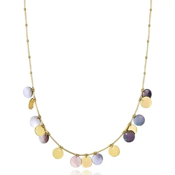 Náhrdelník Viceroy Půvabný pozlacený náhrdelník s penízky Chic 14182C01012 + 2 měsíce na vrácení zboží