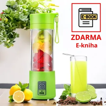 Přenosný Blender Mixér - Zelená