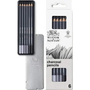Kresba Sada uhlů v tužce Winsor & Newton - 6 ks
