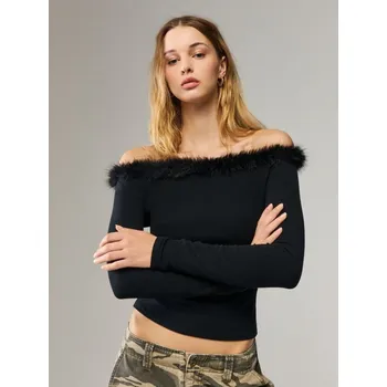 Oblečení a móda Vypasovaný svetr - L - House - černá - 223GH-99X