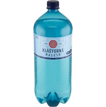 Voda Kláštorná Kalcia jemně sycená 1,5l