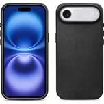 iCarer Kožený obal na iPhone Air - iCarer, OilWax MagSafe Black 11.01.WMI17250702-BK