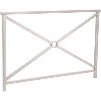 Zábradlí Procity Zábradlí Lisabon s madlem, délka 1500 mm, jednoduchý kříž, barva šedá RAL7044