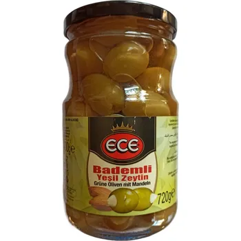 oliva ECE - Bademli Siyah Zeytin - olivy plněné mandlí 720g