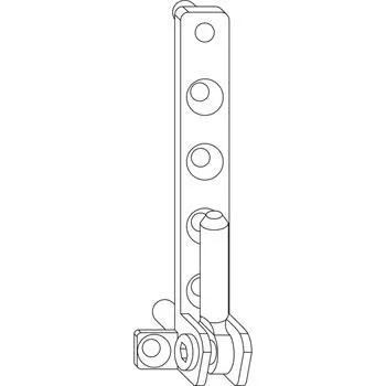 Okenní klika WINKHAUS rohové ložisko ESVW.6-16.RS.SL/WS, pravé, 130 kg, stříbrné/bílé