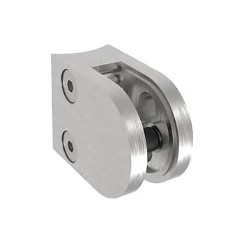 Zábradlí ECONOMY držák skla pro kulatou trubku 33,7 mm, pro sklo bez plechu,nerez V2A