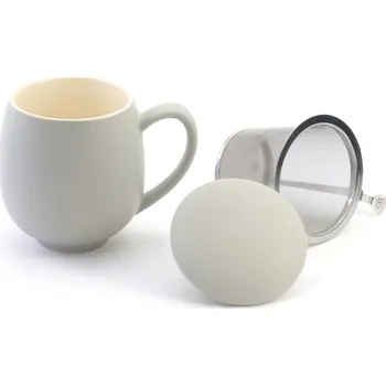 Hrnek se sítkem a víčkem ZAARA šedý