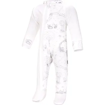 Dětský overall Overal tenký TISK DR Outlast® - bílá louka 92