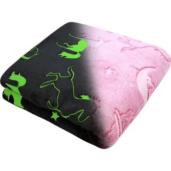 Dětská deka Svítící deka VÍLA růžová