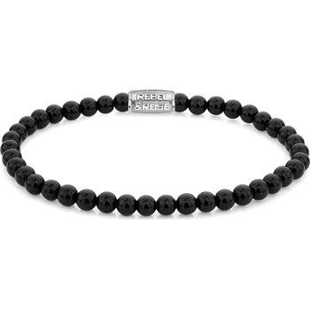 Náramek Rebel & Rose RR-40107-S-S Ladies náramek - Black Velvet