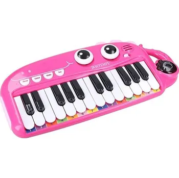 Hudební nástroj pro děti Bontempi Klavír elektronický růžový 30 cm