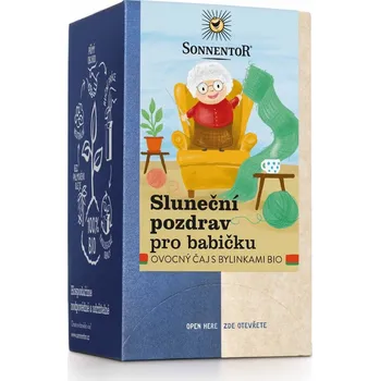 Nealkoholický nápoj Sonnentor - Sluneční pozdrav pro babičku, porcovaný, 27g