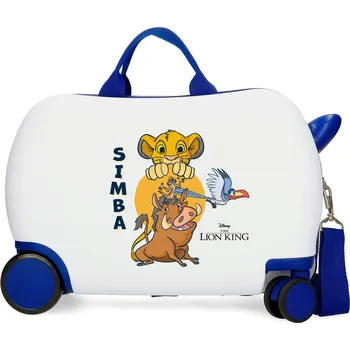 Disney Dětský kufřík na kolečkách - odražedlo - Simba - 24,5 L